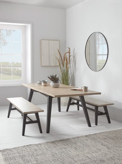 Salcombe Dining Table - Rectangular Extendable