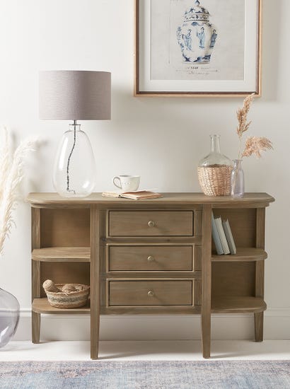 Camille Display Console - Limewashed