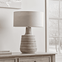 White washed hot sale wood table lamp