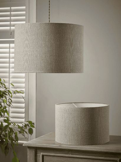 Natural Linen Textured Shade