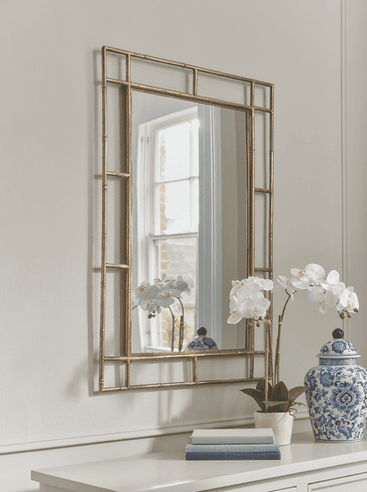 Gold Bamboo Mirror