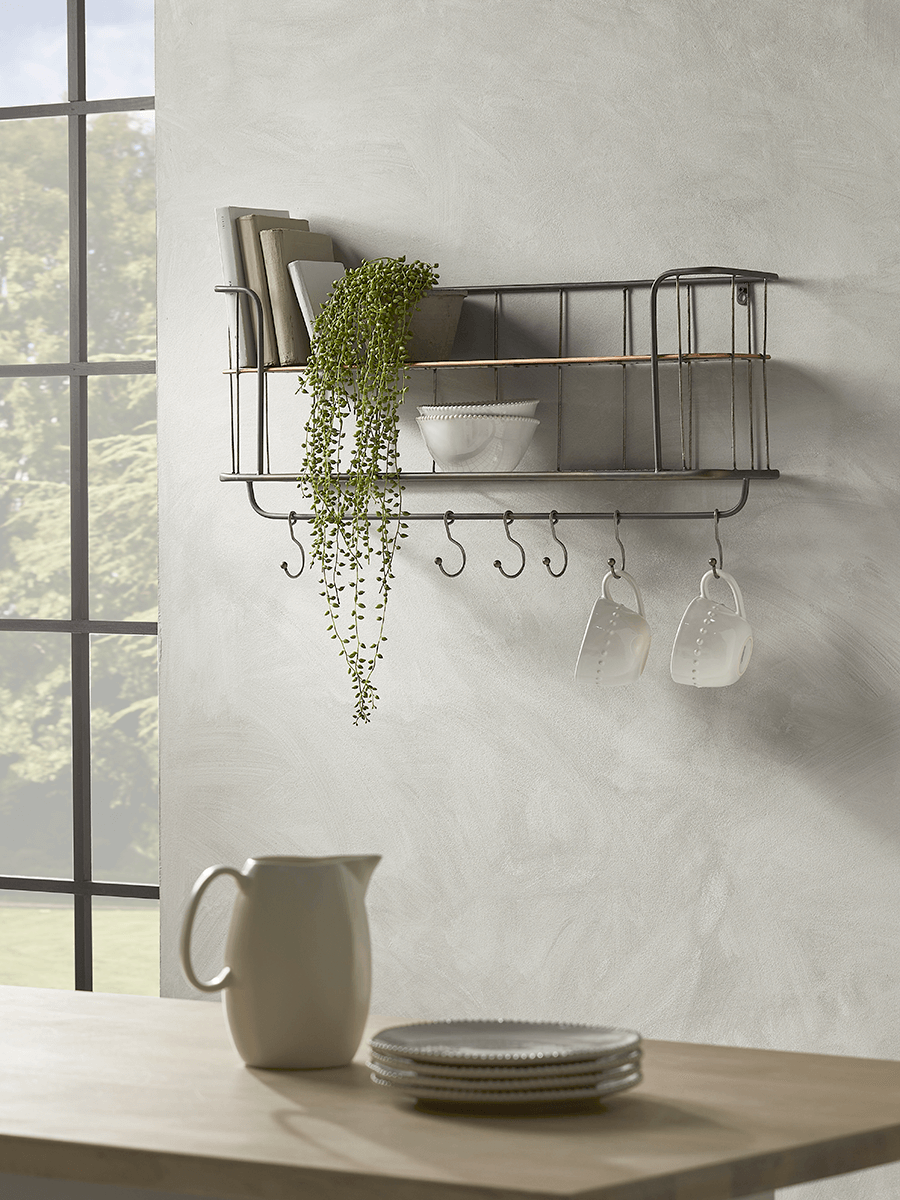 Photo of Industrial shelf with hooks - small