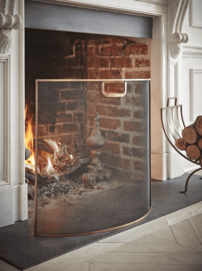 Brass Fire Screen