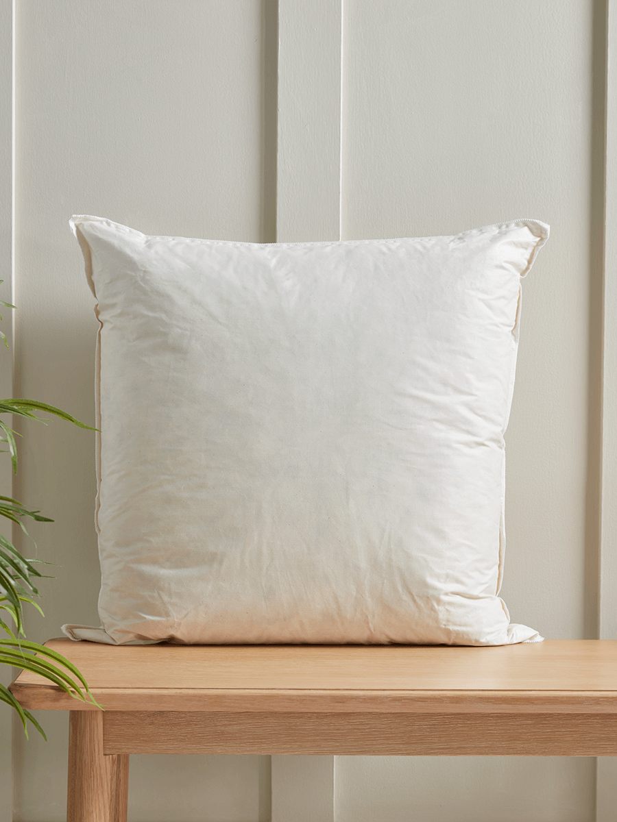 Product photograph of Duck Feather Cushion Pad - 58 X 58cm from Cox and Cox