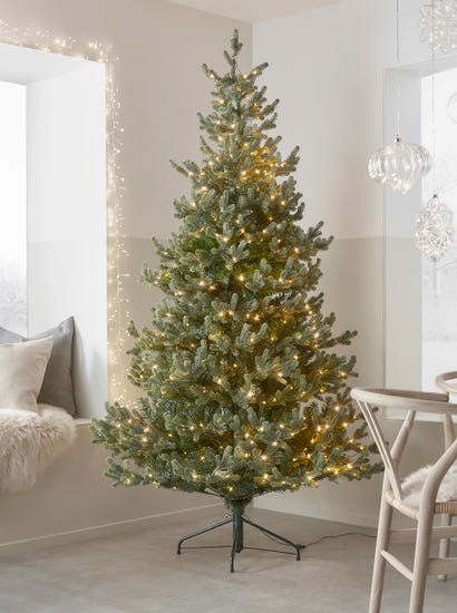 Young Pine Pre-Lit Christmas Tree
