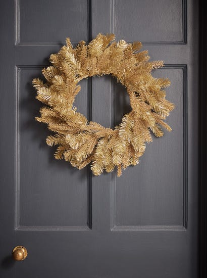 Golden Alaskan Fir Wreath
