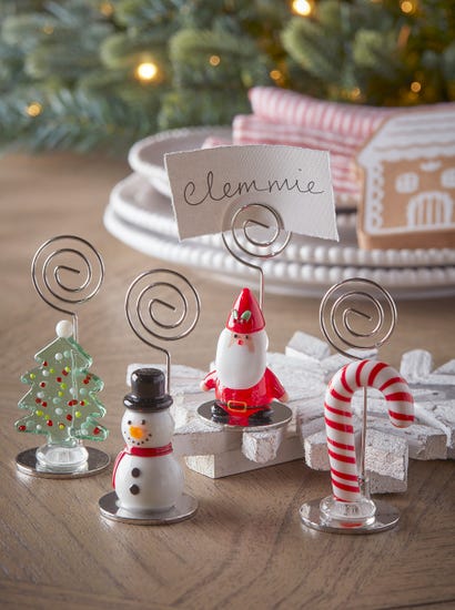 Four Festive Fun Name Place Holders
