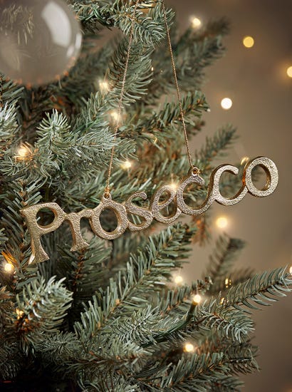 Prosecco Metal Hanging Decoration