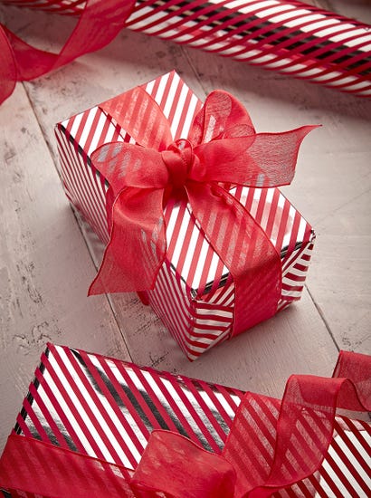 Candy Stripe Luxury Wrapping Paper - 10m