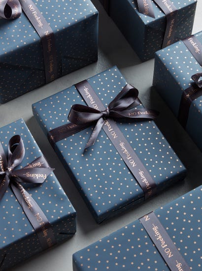 Copper Miniature Stars Wrapping Paper - 10m