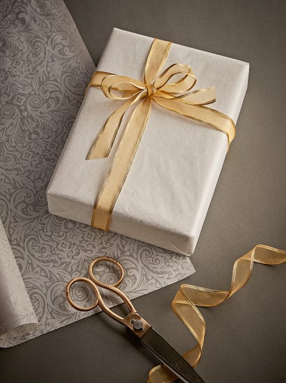 Decorative Filigree Tissue Paper - 10m