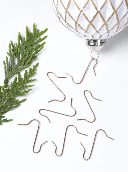 50 Bauble Hooks - Gold