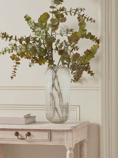 Diamond Glass Vase - Clear