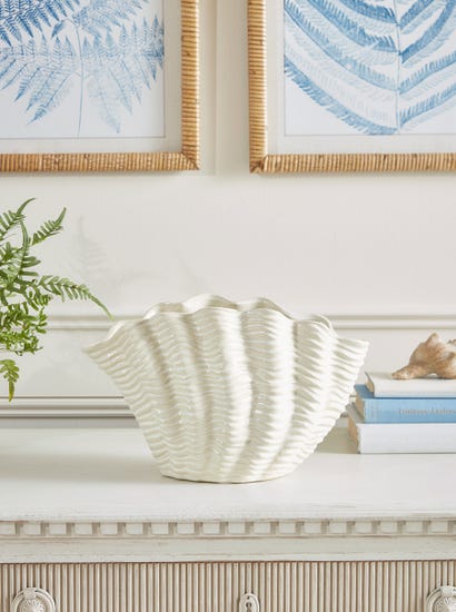 Faux Clam Vase
