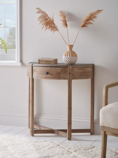 Curved Console Table