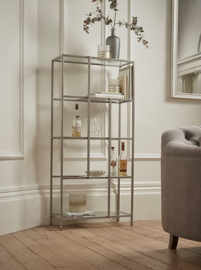 Villette Display Unit - Silver