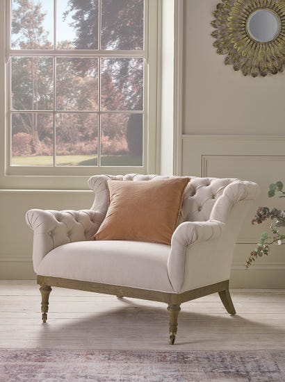 Buttoned Loveseat