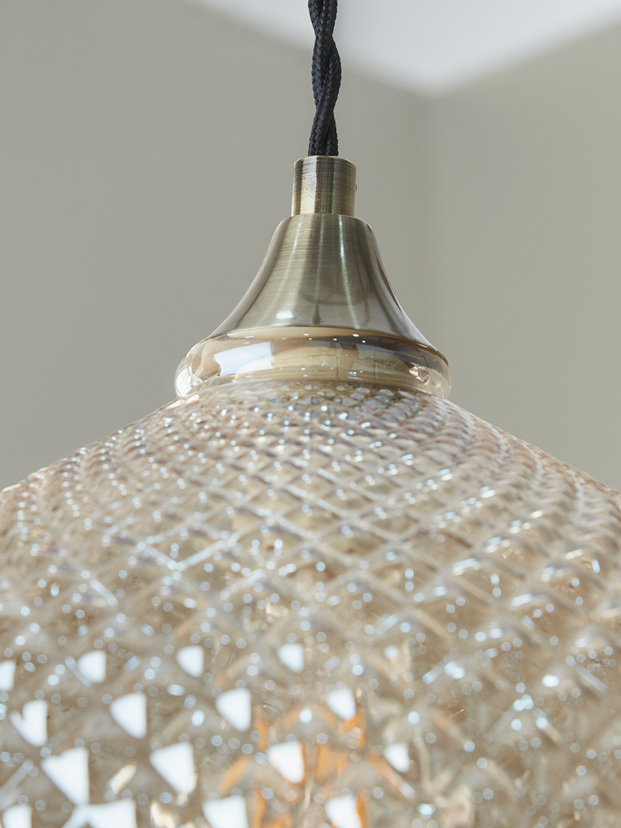 Lustre Textured Glass Pendant 1335561 Furniture