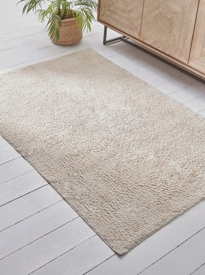 Textured Cream Rug
