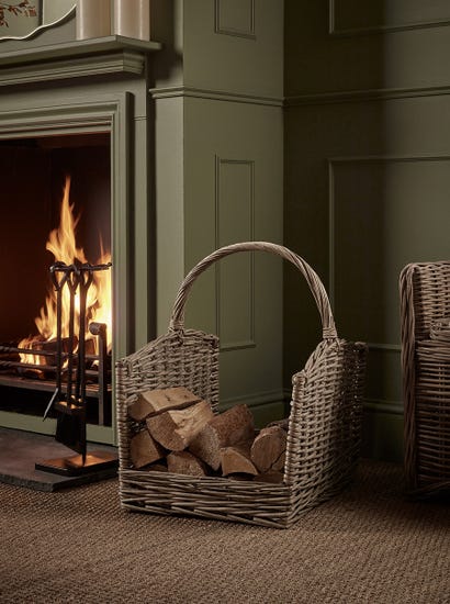 Willow Log Holder
