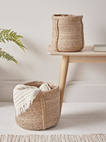 Two Woven Baskets