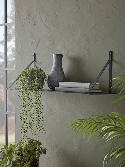 Black Industrial Shelf