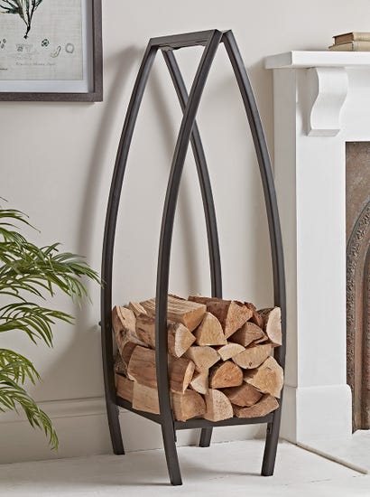 Tall Industrial Log Holder