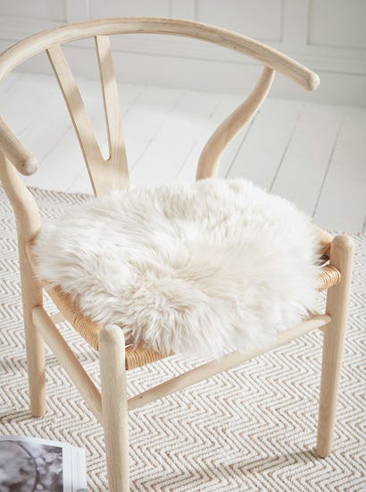 New Zealand Sheepskin Seat Pad - Oyster