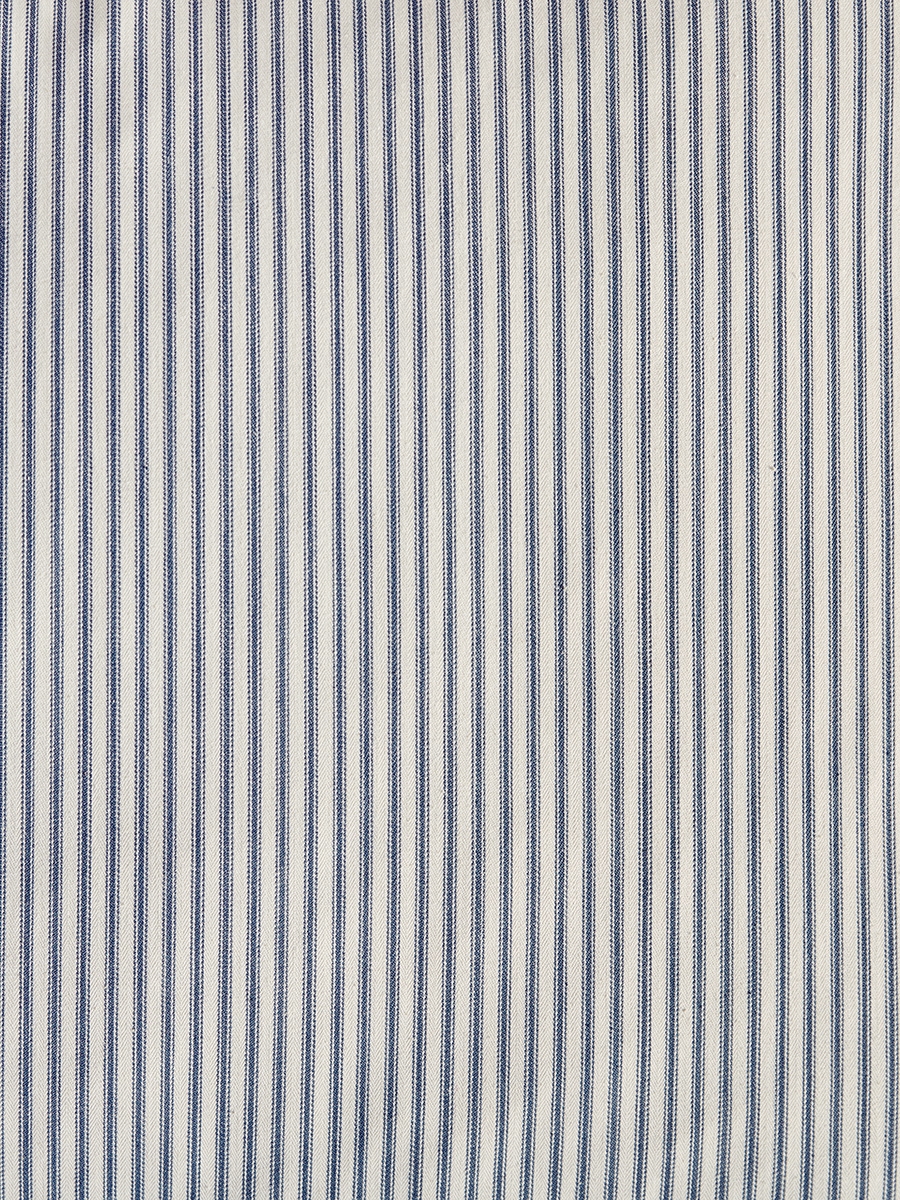 Photo of Reine loveseat – french blue cotton stripe