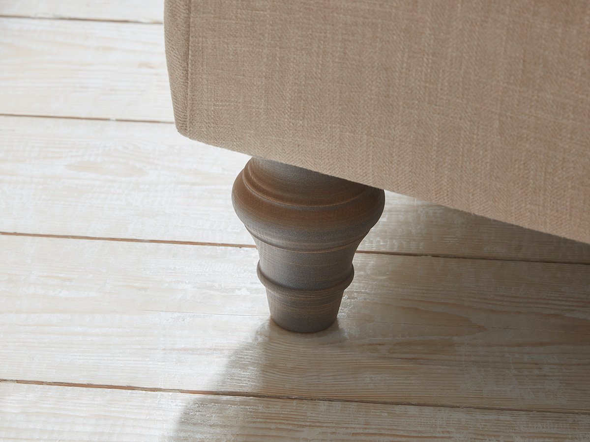 Product photograph of Visby Loveseat Mustard Velvet from Cox and Cox.
