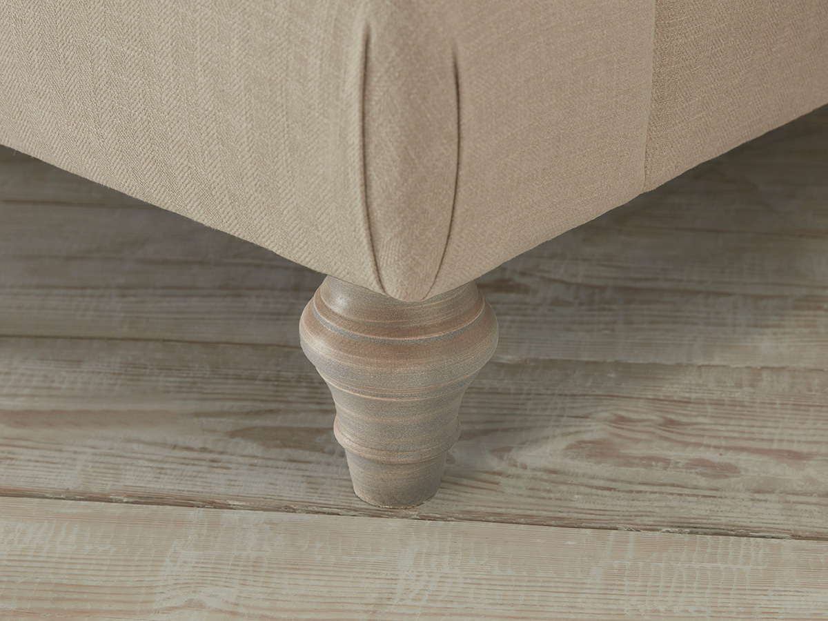 Product photograph of Visby Armchair Pewter Cotton Linen from Cox and Cox.