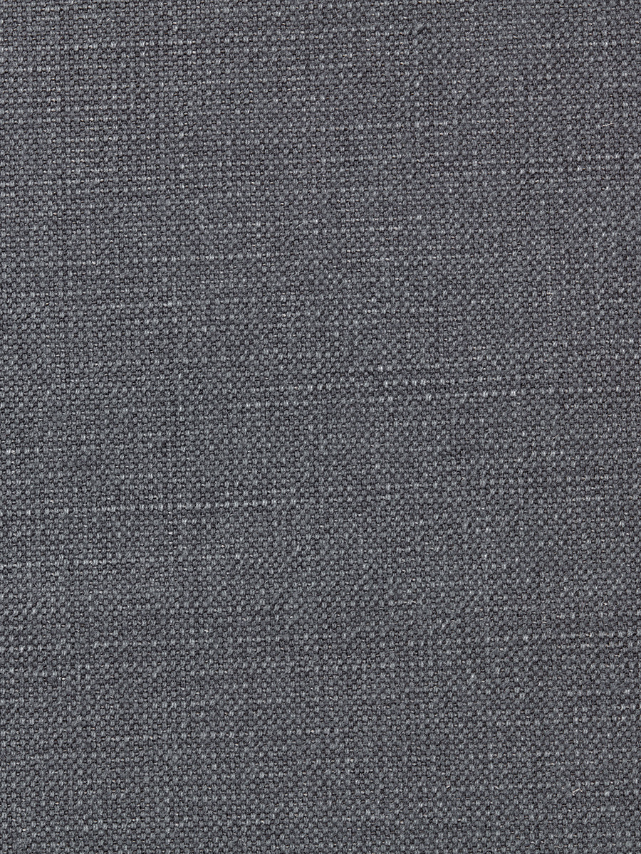 Photo of Dinan ottoman - pebble blue cotton linen