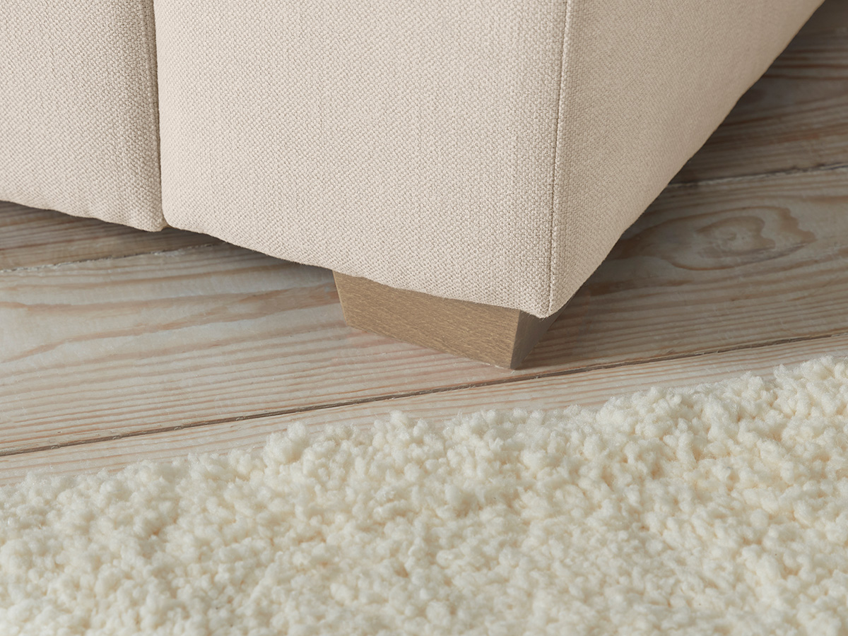 Product photograph of Lyon Three Seater Sofa White Luxury Linen from Cox and Cox.