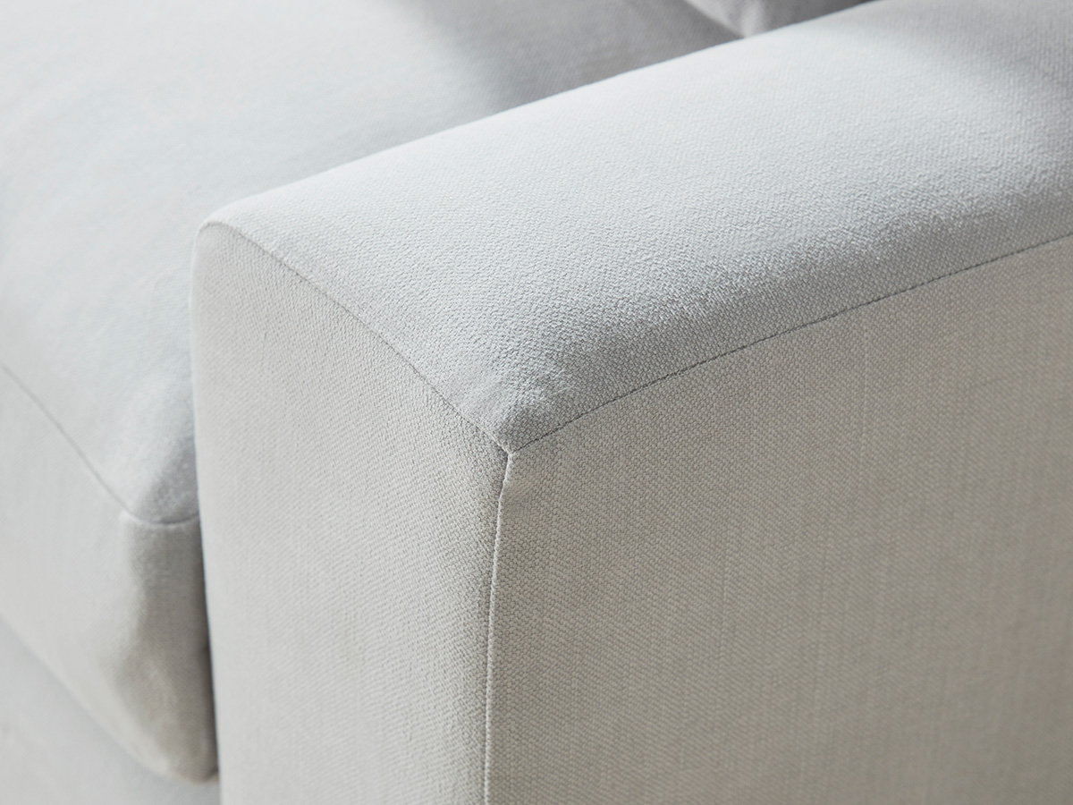 Product photograph of Lyon Corner Sofa Vintage Grey Herringbone from Cox and Cox.