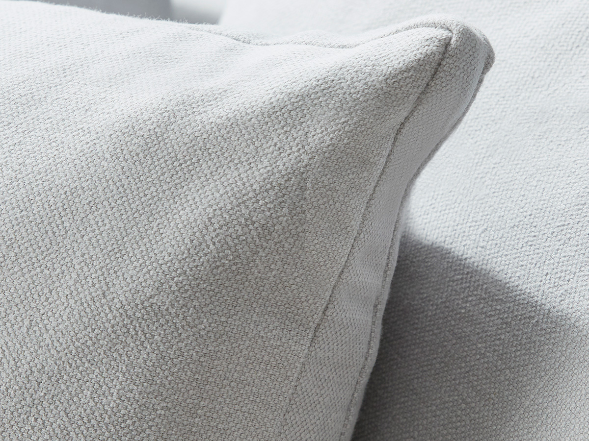 Product photograph of Lyon Corner Sofa Pewter Cotton Linen from Cox and Cox.