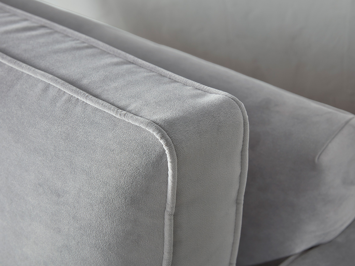 Product photograph of Toulon Loveseat Vintage Olive Cotton Linen from Cox and Cox.