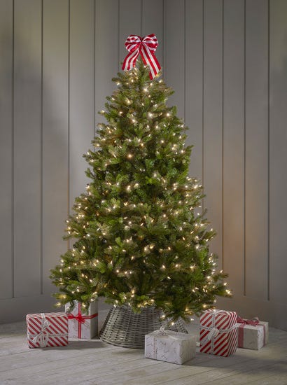 Opulent Pine Pre-Lit Christmas Tree