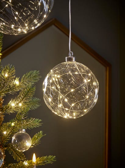 Oversized Light Up Glass Sphere