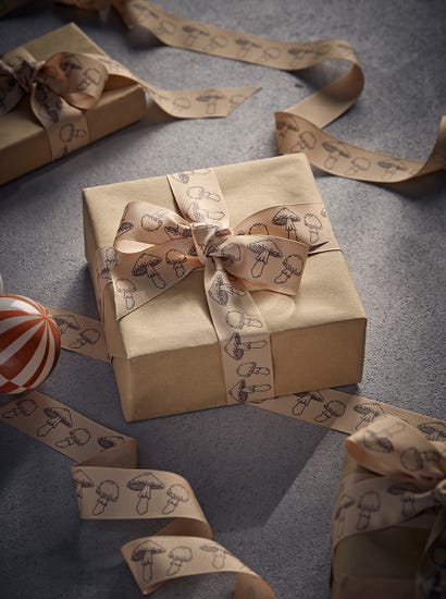 Matte Mushroom Ribbon