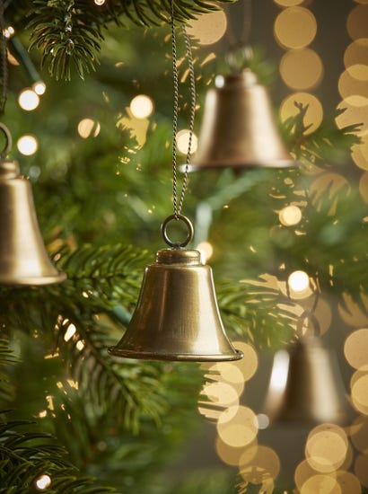 Four Metal Hanging Bells