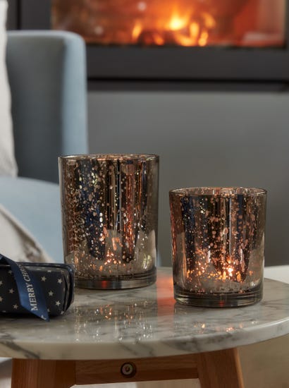 Snowflake Silhouette Tealight Holder