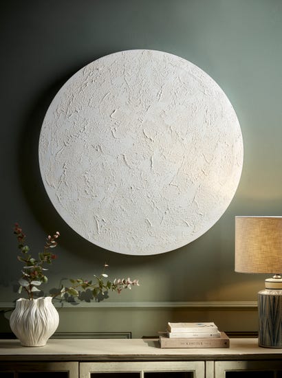 Round Textured Wall Art