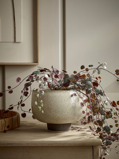 Glazed Footed Planter