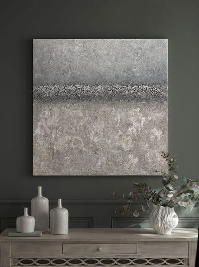 Abstract Breaking Waves Canvas