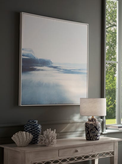 Framed Seashore Canvas
