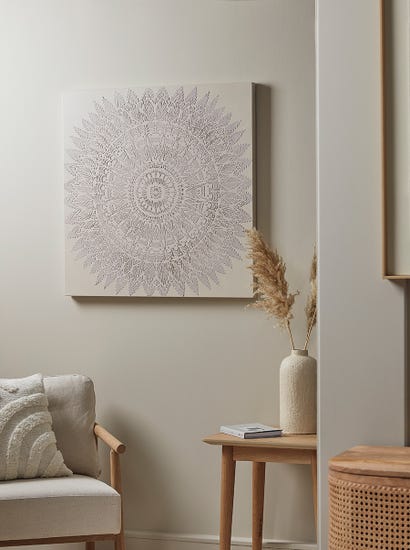 Textured Mandala Canvas