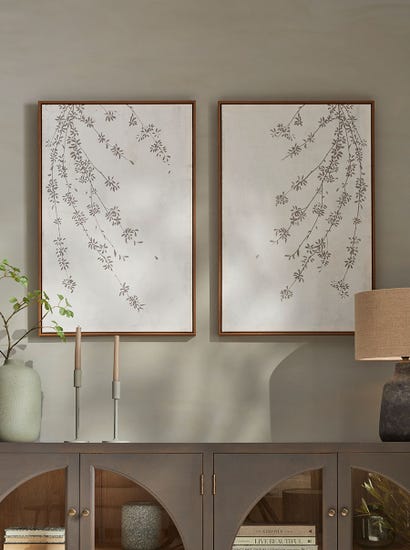 Two Blossom Canvases