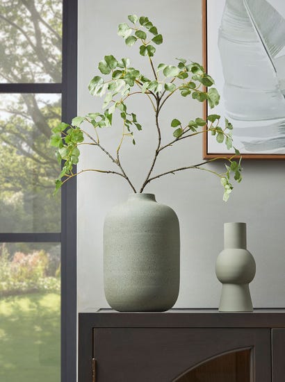 Speckled Metal Vase - Large