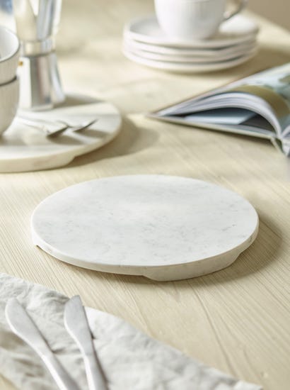 Round Marble Serving Board - Small