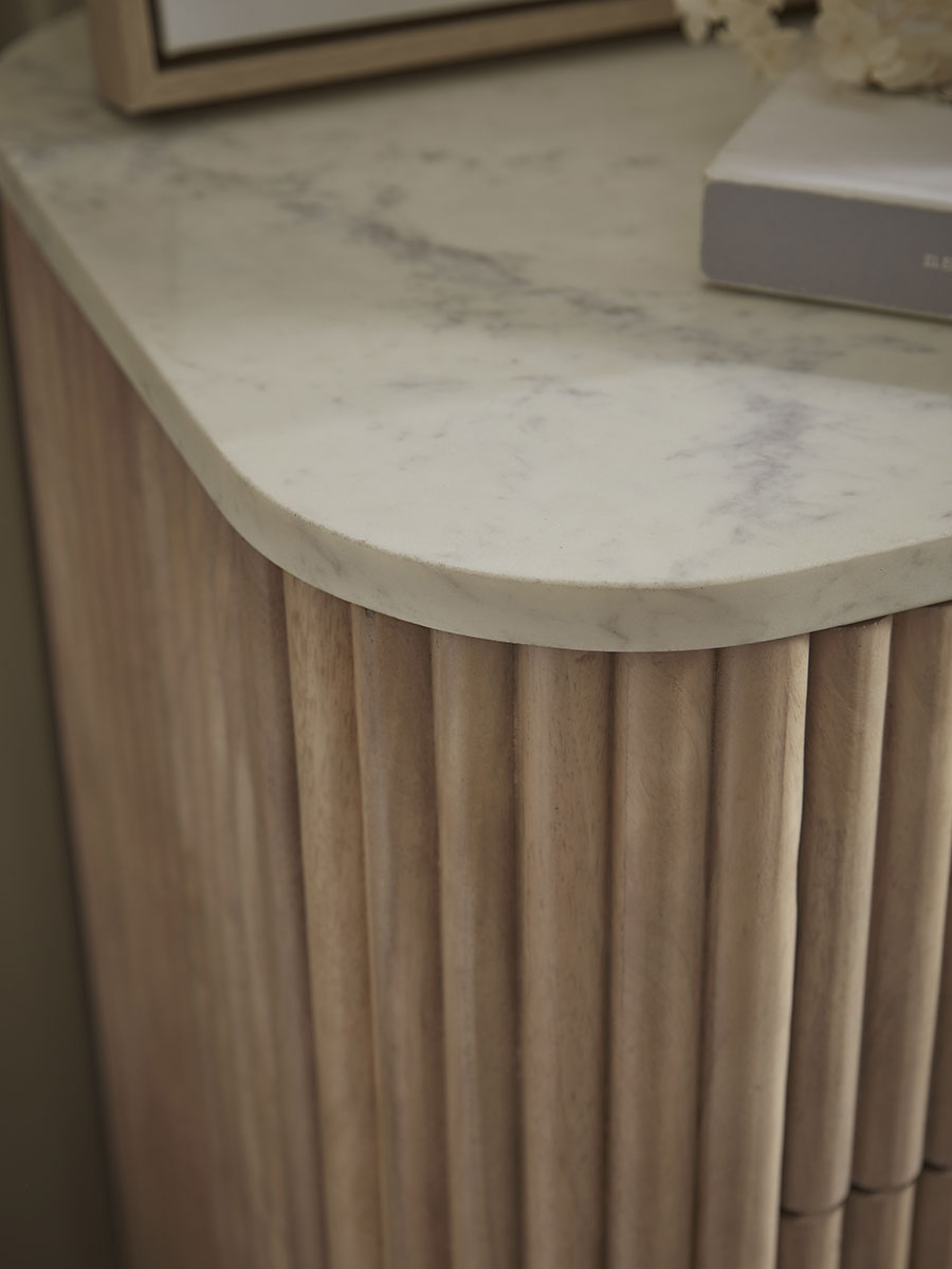 Product photograph of Freja Chest Of Drawers - Small from Cox and Cox.